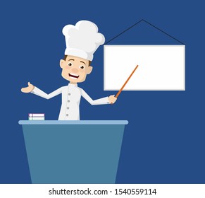 Chef - Presenting on White Board