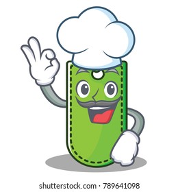 Chef price tag character cartoon