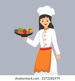 Design-Illustration von Chef Profession