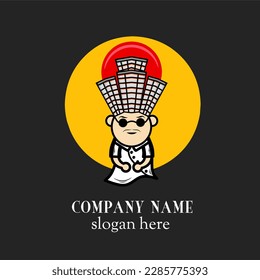 Chef or professional cook unique and attractive logo design