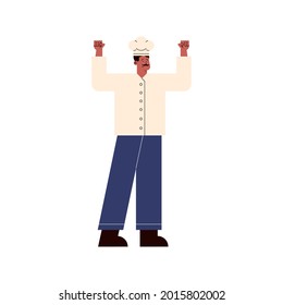 chef professional worker avatar character