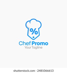 Chef Promo Logo Vector Template Design. Good for Business, Start up, Agency, and Organization