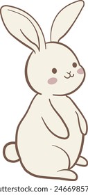 Chef rabbit Illustration cute rabbits