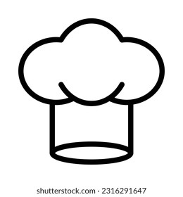 Chef, Restaurant Flat Icon Logo Illustration. Restaurant Icon-set. Suitable For Web Design, Logo, App.