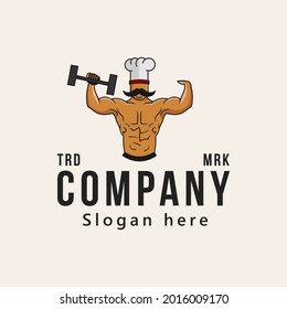 Chef  Restaurant logo design inspiration. vector illustration
