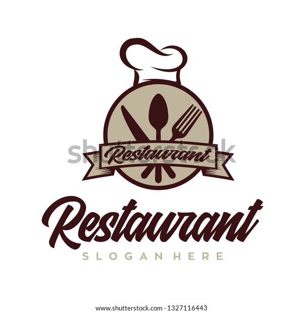 Chef Restaurant Logo Design Inspiration Vector Stock Vector Royalty Free