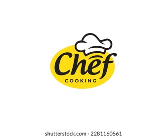 Der Chefkoch Restaurant Logo Design Vektor.
Logo der Hauptküche