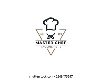 Chef Restaurant Logo Stock Illustrations Template