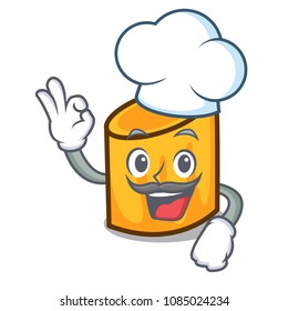Chef rigatoni character cartoon style