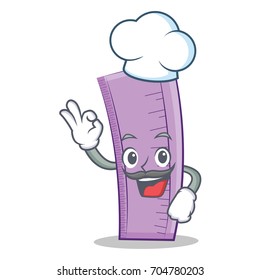 Chef ruler character cartoon design