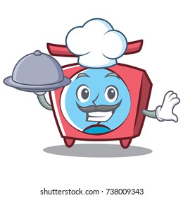 Chef scale character cartoon style