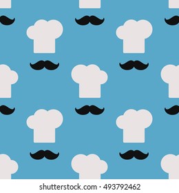 Chef. Seamless wallpaper