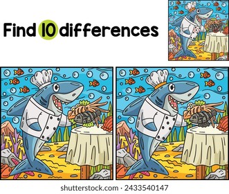 Chef Shark Find The Differences