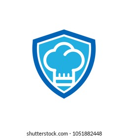 Chef Shield Logo Icon Design