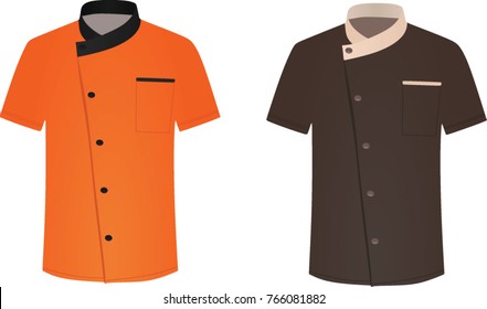 Chef Shirt. Cook Uniform. Vector Illustration