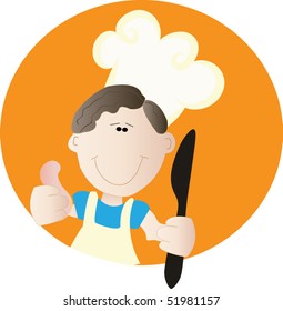 chef showing thumb up