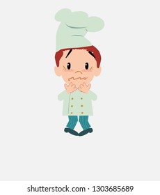 Chef shrugged in fear.