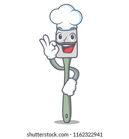Chef silicone spatula kitchen utensils character cartoon