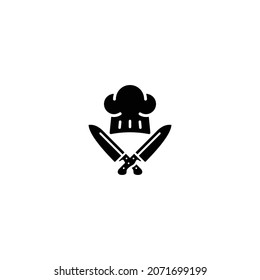 Chef simple flat icon vector illustration