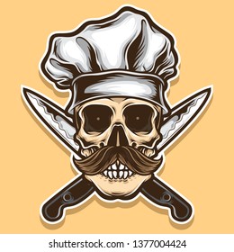 851 Chef Skull Images, Stock Photos & Vectors 