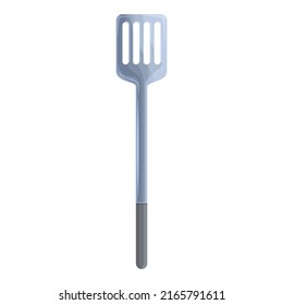 Vector de dibujos animados de iconos de la espátula del chef. Cuchara de asador. Cocina alimenticia