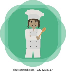 chef with a spoon in hand