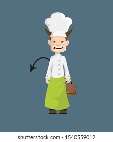 Chef - Standing in Angry Mood