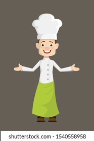 Chef - Standing in Presenting Pose