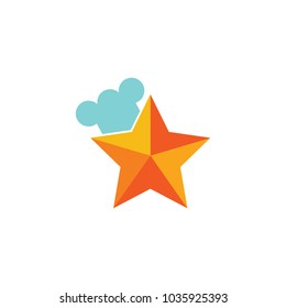 Chef Star Logo Icon Design