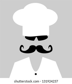 chef with sunglasses and mustache