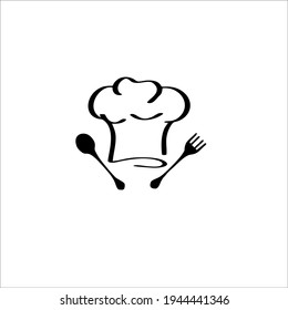 Chef Symbol. Restaurant Logo. Vector Illustration.