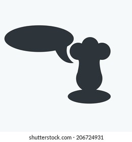Chef symbol,vector