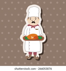 chef theme elements vector,eps