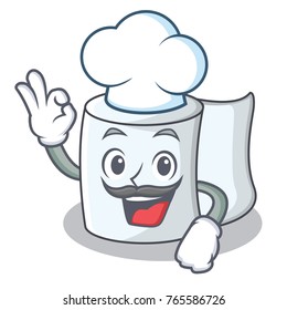 Chef tissue character cartoon style