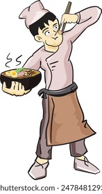 Chef was trying the food 