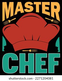 A chef t-shirt design could feature a variety of elements related to cooking and the culinary world. It could include images of kitchen utensils like knives, whisks, and spatulas or ingredients like. 