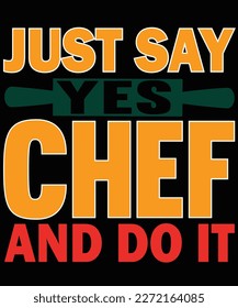 A chef t-shirt design typically features an eye-catching graphic or text related to cooking, culinary arts, or the restaurant industry.