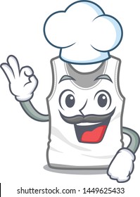 Chef undershirt isolated with in the cartoon