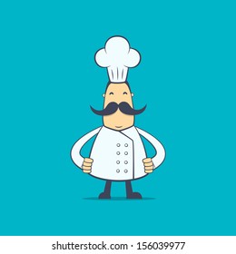 chef in various poses for use in advertising, presentations, brochures, blogs, documents and forms, etc.