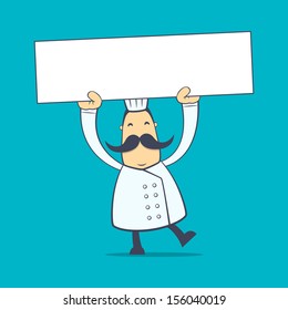 chef in various poses for use in advertising, presentations, brochures, blogs, documents and forms, etc.