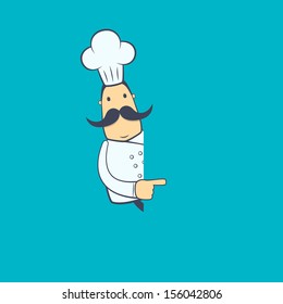 chef in various poses for use in advertising, presentations, brochures, blogs, documents and forms, etc.