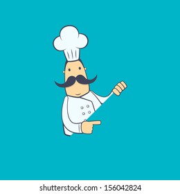 chef in various poses for use in advertising, presentations, brochures, blogs, documents and forms, etc.