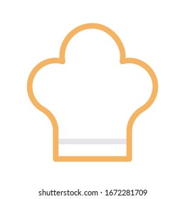 chef vector color thin icon 