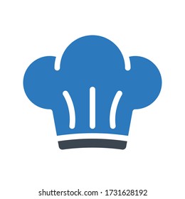 chef vector glyph color icon 