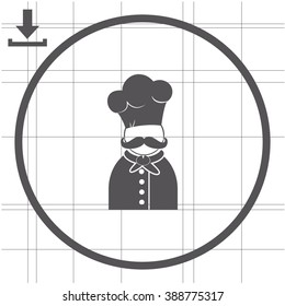 Chef vector icon.