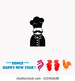 Chef  vector icon