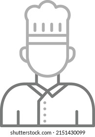 Chef vector icon. Can be used for printing, mobile and web applications.