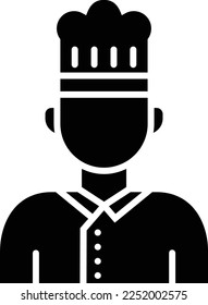 Chef vector icon. Can be used for printing, mobile and web applications.