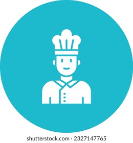 Chef vector icon. Can be used for printing, mobile and web applications.