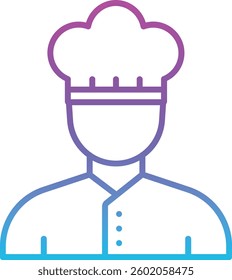 Chef vector icon. Can be used for printing, mobile and web applications.